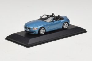 BMW Z4 E85 Azzurro Metallizzato Scatola Sostitutiva Minichamps 1:43 80420144054-R1 Pressofusione — immagine 2 di 5