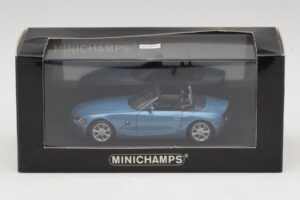 BMW Z4 E85 Azzurro Metallizzato Scatola Sostitutiva Minichamps 1:43 80420144054-R1 Pressofusione — immagine 5 di 5