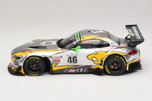 BMW Z4 GT3 #46 M. Palttala / L. Luhr 24 Hours of Spa Winner 2015 Minichamps 1:18 151152346 Pressofusione — immagine 3 di 6