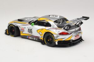 BMW Z4 GT3 #46 M. Palttala / L. Luhr 24 Hours of Spa Winner 2015 Minichamps 1:18 151152346 Pressofusione — immagine 5 di 6