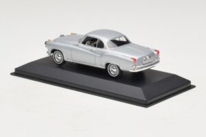 Borgward Isabella Coupé Argento Minichamps 1:43 400096031 Pressofusione — immagine 3 di 5