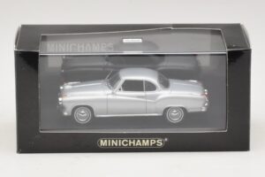 Borgward Isabella Coupé Argento Minichamps 1:43 400096031 Pressofusione — immagine 5 di 5