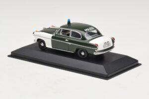 Borgward Isabella Polizei Frankfurt Minichamps 1:43 400096090 Pressofusione — immagine 3 di 5