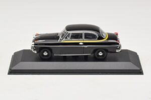 Borgward Isabella Taxi Nero Minichamps 1:43 400096095 Pressofusione