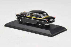 Borgward Isabella Taxi Nero Minichamps 1:43 400096095 Pressofusione — immagine 3 di 5