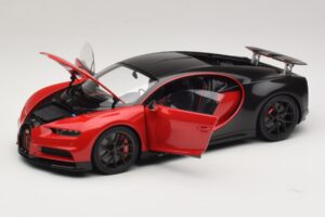 Bugatti Chiron Sport Italian Red & Carbon AUTOart 1:18 70996 Composito — immagine 2 di 8