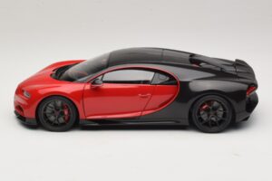 Bugatti Chiron Sport Italian Red & Carbon AUTOart 1:18 70996 Composito — immagine 4 di 8