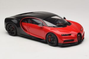 Bugatti Chiron Sport Italian Red & Carbon AUTOart 1:18 70996 Composito — immagine 6 di 8
