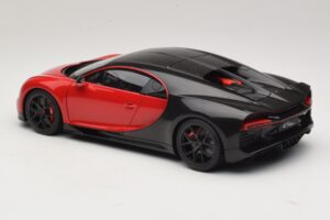 Bugatti Chiron Sport Italian Red & Carbon AUTOart 1:18 70996 Composito — immagine 7 di 8