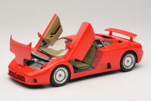 Bugatti EB110 Rosso Bburago 1:18 3055-P1 Pressofusione — immagine 2 di 8