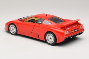 Bugatti EB110 Rosso Bburago 1:18 3055-P1 Pressofusione — immagine 7 di 8