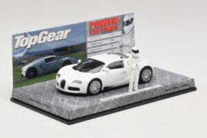 Bugatti Veyron Bianco Top Gear Edizione Minichamps 1:43 519431100 Pressofusione — immagine 2 di 5