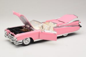 Cadillac Eldorado Biarritz Rosa Maisto 1:18 31813-P1 Pressofusione — immagine 2 di 8