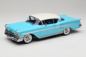 Chevrolet Bel Air Impala Coupe Turchese & Crema KK-Scale 1:18 KKDC181593 Pressofusione