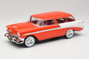 Chevrolet Bel Air Nomad Custom Rosso Chiaro & Bianco KK-Scale 1:18 Chevrolet Bel Air Nomad Custom Rosso Chiaro & Bianco KK-Scale 1:18 KKDC181291 Pressofusione