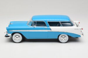 Chevrolet Bel Air Nomad Turchese & Bianco KK-Scale 1:18 KKDC181292 Pressofusione — immagine 3 di 6