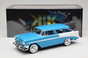 Chevrolet Bel Air Nomad Turchese & Bianco KK-Scale 1:18 KKDC181292 Pressofusione — immagine 6 di 6