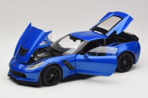 Chevrolet Corvette C7 Z06 Laguna Blue Tintcoat AUTOart 1:18 71265 Composito — immagine 2 di 8