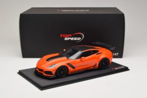 Chevrolet Corvette C7 ZR-1 High Voltage Tint TopSpeed 1:18 TS0147 Resina — immagine 6 di 6