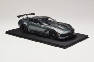 Chevrolet Corvette C7 ZR-1 Shadow Grey Metallic TopSpeed 1:18 TS0148 Resina — immagine 4 di 6