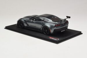 Chevrolet Corvette C7 ZR-1 Shadow Grey Metallic TopSpeed 1:18 TS0148 Resina — immagine 5 di 6