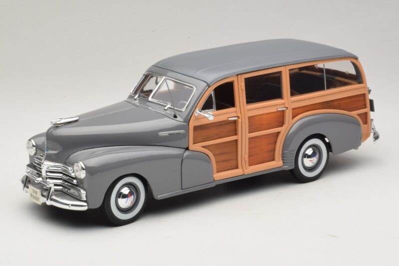 Chevrolet Fleetmaster Woody Grigio Maisto 1:18 31854 Pressofusione
