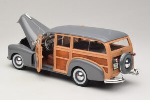 Chevrolet Fleetmaster Woody Grigio Maisto 1:18 31854 Pressofusione — immagine 5 di 8