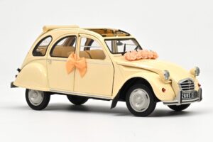 Citroen 2CV Wedding Gift Beige Norev 1:18 181475 Pressofusione