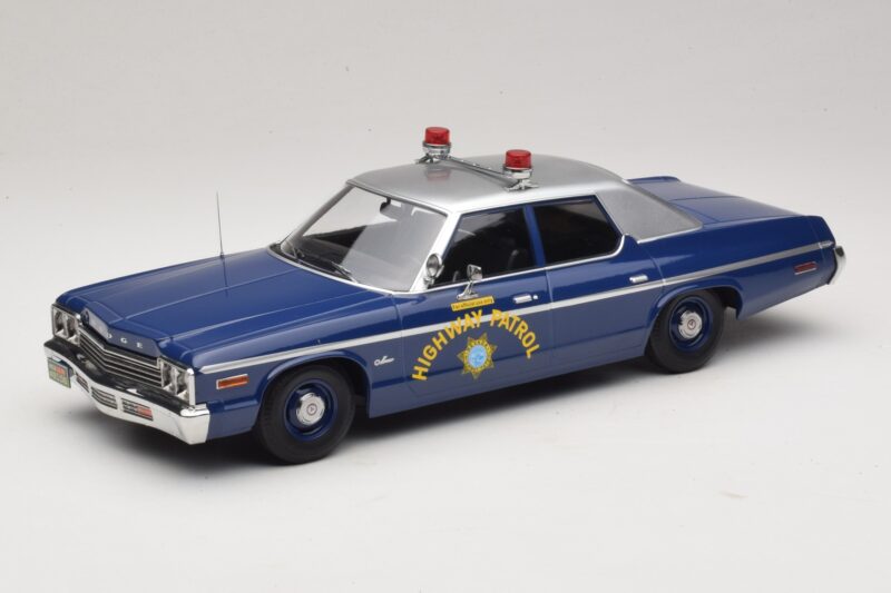 Dodge Monaco Nevada Highway Patrol Blu & Argento KK-Scale 1:18 KKDC181155 Pressofusione