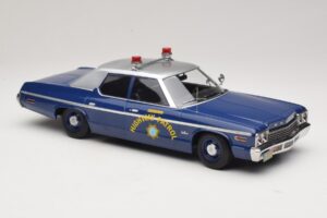 Dodge Monaco Nevada Highway Patrol Blu & Argento KK-Scale 1:18 KKDC181155 Pressofusione — immagine 4 di 6