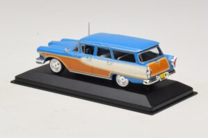 Edsel Bermuda Station Wagon Caribbean Turquoise Minichamps 1:43 400082014 Pressofusione — immagine 3 di 4
