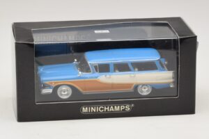 Edsel Bermuda Station Wagon Caribbean Turquoise Minichamps 1:43 400082014 Pressofusione — immagine 4 di 4