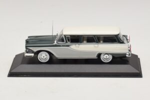 Edsel Bermuda Station Wagon Verde Scuro Bianco Minichamps 1:43 400082013 Pressofusione