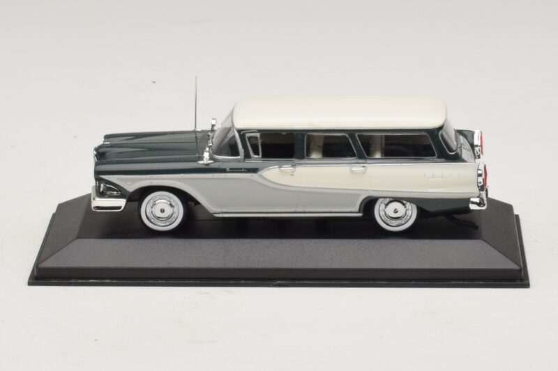 Edsel Bermuda Station Wagon Verde Scuro Bianco Minichamps 1:43 400082013 Pressofusione