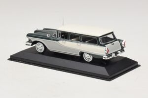 Edsel Bermuda Station Wagon Verde Scuro Bianco Minichamps 1:43 400082013 Pressofusione — immagine 3 di 5