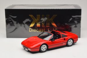 Ferrari 328 GTS Rosso Con Interni Neri KK-Scale 1:18 KKDC180551 Pressofusione — immagine 7 di 7