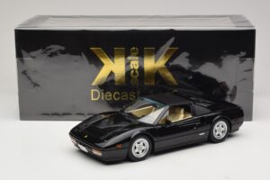 Ferrari 328 GTS US Version Nero Miami Vice Sonny KK-Scale 1:18 KKDC181702 Pressofusione — immagine 7 di 7