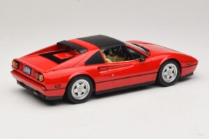 Ferrari 328 GTS Versione US Rosso Beverly Hills Cop II Con Interni Beige KK-Scale 1:18 KKDC181701 Pressofusione — immagine 3 di 7