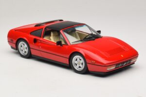 Ferrari 328 GTS Versione US Rosso Beverly Hills Cop II Con Interni Beige KK-Scale 1:18 KKDC181701 Pressofusione — immagine 5 di 7