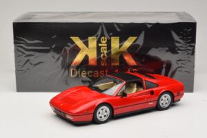 Ferrari 328 GTS Versione US Rosso Beverly Hills Cop II Con Interni Beige KK-Scale 1:18 KKDC181701 Pressofusione — immagine 7 di 7