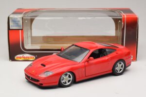 Ferrari 550 Maranello Rosso Majorette 1:18 5974 Pressofusione — immagine 8 di 8