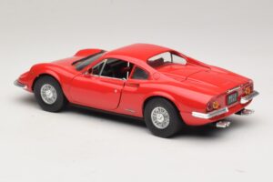 Ferrari Dino 246 Rosso Majorette 1:18 5271 Pressofusione — immagine 7 di 8