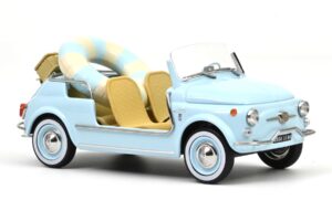 Fiat 500 Jolly Blu Norev 1:18 187793 Pressofusione