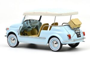 Fiat 500 Jolly Blu Norev 1:18 187793 Pressofusione — immagine 3 di 5
