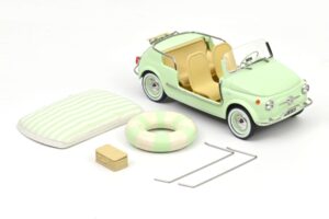 Fiat 500 Jolly Verde Norev 1:18 187794 Pressofusione — immagine 5 di 5