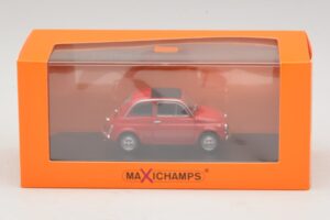 Fiat 500 L Rosso Maxichamps 1:43 940121600 Pressofusione — immagine 5 di 5