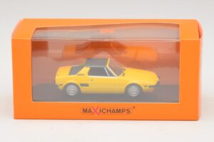 Fiat X1/9 Giallo Maxichamps 1:43 940121660 Pressofusione — immagine 5 di 5