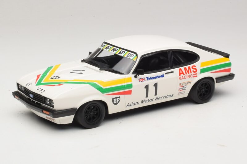 Ford Capri 3.0 #11 Allam Motor Services Silverstone Club Circuit Race BSCC 1979 Minichamps 1:18 155798611 Pressofusione