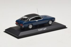 Ford Capri II Blu Scuro Maxichamps 1:43 940081201 Pressofusione — immagine 2 di 5