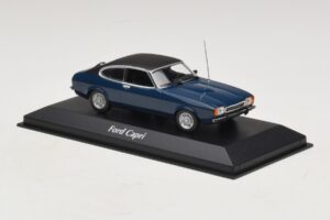 Ford Capri II Blu Scuro Maxichamps 1:43 940081201 Pressofusione — immagine 3 di 5